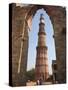 Qutab Minar Tower, UNESCO World Heritage Site, New Delhi, India, Asia-Wendy Connett-Stretched Canvas