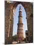 Qutab Minar Tower, UNESCO World Heritage Site, New Delhi, India, Asia-Wendy Connett-Mounted Photographic Print