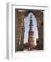 Qutab Minar Tower, UNESCO World Heritage Site, New Delhi, India, Asia-Wendy Connett-Framed Photographic Print