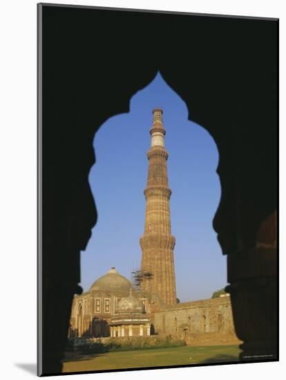 Qutb Minar, Delhi, India, Asia-Adina Tovy-Mounted Photographic Print