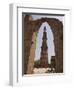 Qutb Minar Through Arch, Qutb Complex, Delhi, India, Asia-Martin Child-Framed Photographic Print