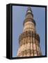 Qutb Minar, Victory Tower Built Between 1193 and 1368 of Sandstone, 73M High, Delhi, India-Tony Waltham-Framed Stretched Canvas