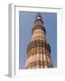 Qutb Minar, Victory Tower Built Between 1193 and 1368 of Sandstone, 73M High, Delhi, India-Tony Waltham-Framed Photographic Print