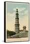 Qutub Minar Tower, Delhi, India-null-Framed Stretched Canvas