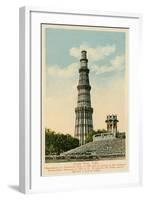 Qutub Minar Tower, Delhi, India-null-Framed Art Print