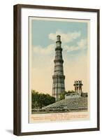 Qutub Minar Tower, Delhi, India-null-Framed Art Print