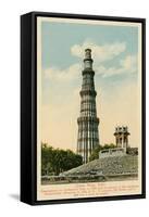 Qutub Minar Tower, Delhi, India-null-Framed Stretched Canvas