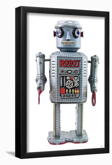 R-35 Robot-null-Framed Poster