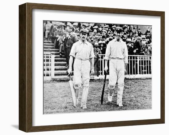 R.A. Duff and V. Trumper of the Australia Team, 1902-null-Framed Photographic Print