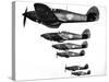 R.A.F. Hawker Hurricanes, March 1938-null-Stretched Canvas