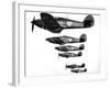 R.A.F. Hawker Hurricanes, March 1938-null-Framed Photographic Print