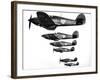 R.A.F. Hawker Hurricanes, March 1938-null-Framed Photographic Print