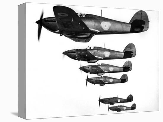 R.A.F. Hawker Hurricanes, March 1938-null-Stretched Canvas