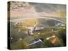 R.A.F. Planes on an Airfield-Eric Ravilious-Stretched Canvas