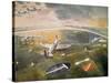 R.A.F. Planes on an Airfield-Eric Ravilious-Stretched Canvas