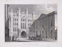 Mansion House (Exterior), London, C1830-R Acon-Giclee Print