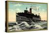 R and O, Steamer Rapids King, Lachine Rapids, Montreal-null-Stretched Canvas