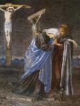 Mary at the Cross-R Anning Bell-Stretched Canvas