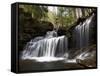 R.B. Ricketts Falls, Ricketts Glenn State Park, Pennsylvania, USA-James Hager-Framed Stretched Canvas