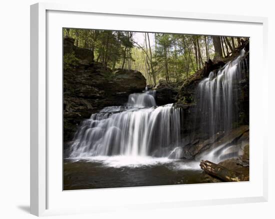 R.B. Ricketts Falls, Ricketts Glenn State Park, Pennsylvania, USA-James Hager-Framed Photographic Print