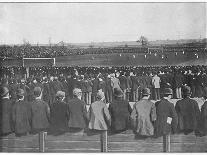 'A Football Match at Manchester', c1896-R Banks-Stretched Canvas