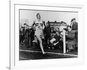 R. Bannister Runs Mile-null-Framed Photographic Print