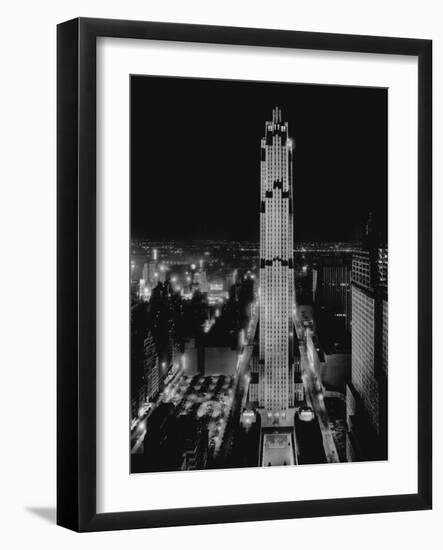 R.C.A. Building at Rockefeller Center, New York-null-Framed Photographic Print