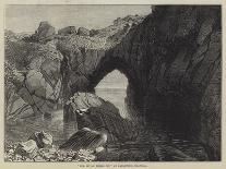 Granite Quarries at Lamorna Cove, Cornwall-R. Dudley-Giclee Print