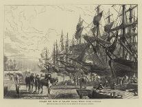 Towards the Close of Day, the Canada Timber Docks, Liverpool-R. Dudley-Giclee Print