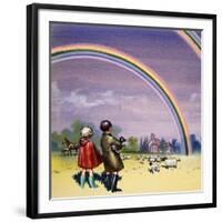 R for Rainbow, Illustration from 'Treasure', 1963-John Worsley-Framed Giclee Print