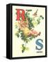 R for Robin, S for Swing-null-Framed Stretched Canvas