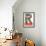 R for Roughhousing-null-Framed Art Print displayed on a wall