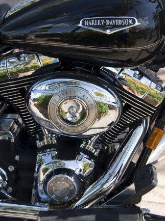 Harley Davidson Motorcycle, Key West, Florida, USA