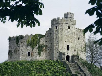 Norman Keep, Cardiff Castle, Cardiff, Glamorgan, Wales, United Kingdom