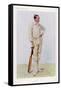 R H "Reggie" Spooner English Cricketer-Spy (Leslie M. Ward)-Framed Stretched Canvas