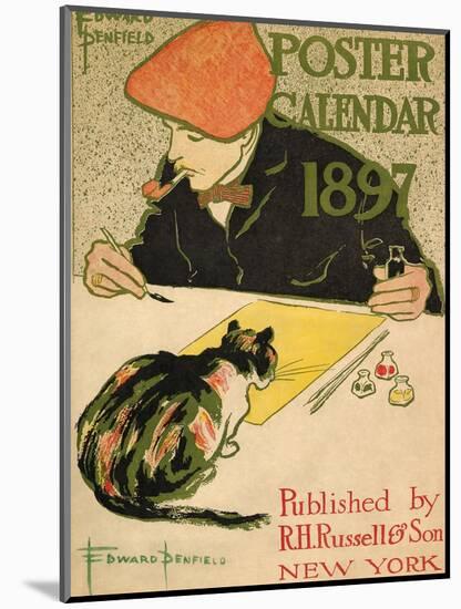 R.H. Russell & Son Calendar, 1897-Edward Penfield-Mounted Art Print