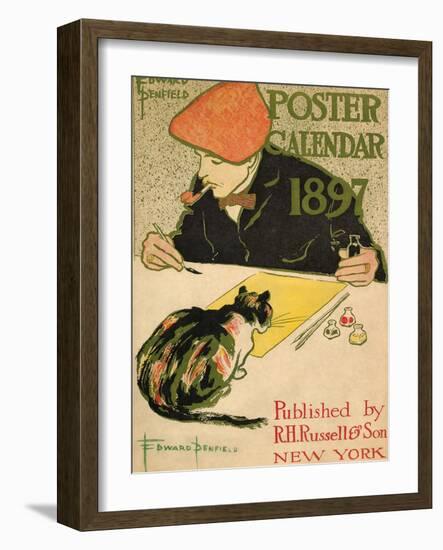 R.H. Russell & Son Calendar, 1897-Edward Penfield-Framed Art Print