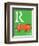 R is for Rhino (green)-Theodor (Dr. Seuss) Geisel-Framed Art Print