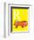 R is for Rhino (yellow)-Theodor (Dr. Seuss) Geisel-Framed Art Print