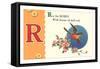 R is for Robin-null-Framed Stretched Canvas
