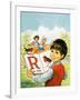 R Is for Robin-Jesus Blasco-Framed Giclee Print