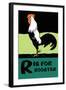 R is for Rooster-Charles Buckles Falls-Framed Art Print