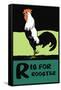 R is for Rooster-Charles Buckles Falls-Framed Stretched Canvas