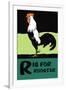 R is for Rooster-Charles Buckles Falls-Framed Art Print