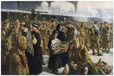 British Troops Returning to France after Leave-R. Jack-Laminated Premium Giclee Print