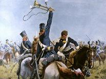 Gneisenau at the Battle of Ligny Where Napoleon Defeats Blucher's Prussians-R Knoetel-Photographic Print