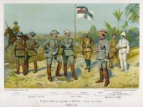 Uniforms of "Schutztruppen in Afrika", on Left South-West Africa-R Knoetel-Photographic Print