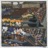 Crocus Garden 1904-R M Eissler-Framed Stretched Canvas