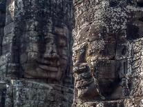 Head of Buddha Statue in the Tree Roots, Ayutthaya, Thailand-R.M. Nunes-Stretched Canvas