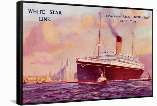 R.M. S. Megantic, Ocean Liner-null-Framed Stretched Canvas